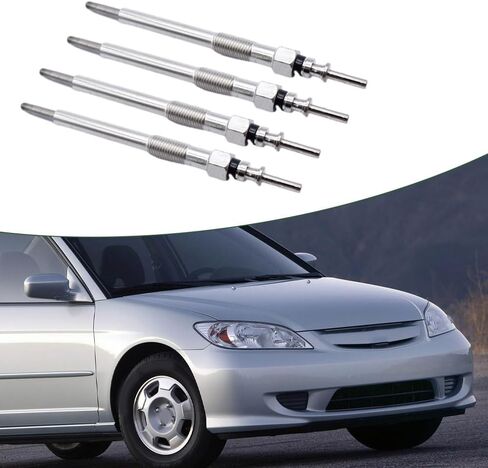مجموعة سخان سدادات السيارة متوافقة مع Honda Civic MK VII ديزل: 1.7 CTDI Hatchback رمز المحرك: 4EE2 2002-2005 8-97210818-2 8972108182 97210818 in Kuwait