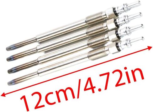 مجموعة شمعات توهج سخان الديزل للسيارة، مجموعة قابس معدنية متوافقة مع فوكسهول Agila Mk II (B) (H08) 2008-2014 46779614 in Kuwait