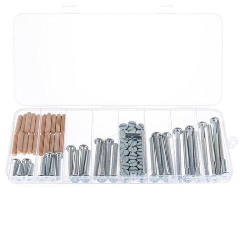 Baby Bed Crib Screws Hardware Replacement Kit,Hincell 25 Set Baby Bed Frame Bolts &Barrel Nuts Set,M6x45mm/55mm/65mm/75mm/85mm Hex Drive Socket Cap Screws Barrel Nuts Assortment Kit in Saudi Arabia