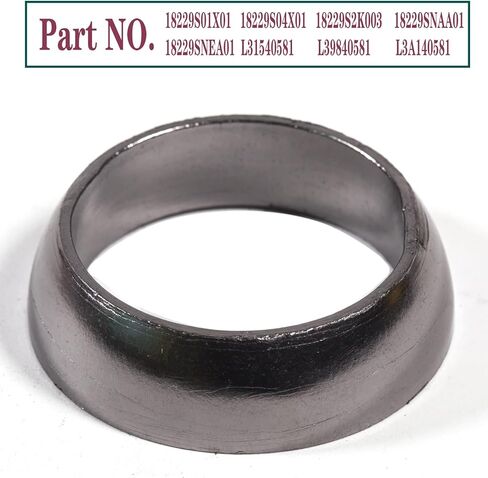 BEONEO-31360 Exhaust Pipe Flange Gasket for Civic, SX4, 5, RSX, CR-V, EL Replace 18229S01X01, 18229S04X01, 18229S2K003, 18229SNAA01, 18229SNEA01, L31540581, L39840581, L3A140581. in Kuwait