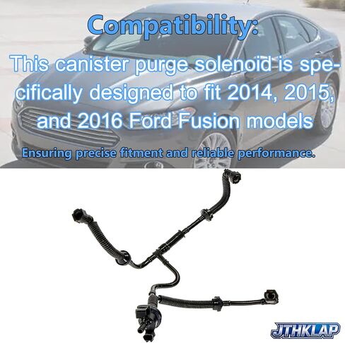 GG9Z9D289E صمام الملف اللولبي لتطهير العلبة متوافق مع 2014-2016 Ford Fusion 1.5L 2.0L 2.5L - صمام تطهير انبعاثات EVAP استبدال PA-5100198 PV963 CP10013 in Kuwait