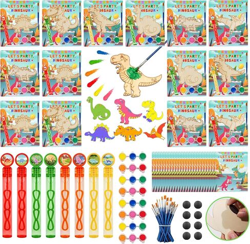 HandTool Race Car Party Favors,24 PCS DIY Wooden Car Painting Crafts Kit for Kids with Paints&Magnets,Bubble Wands,DIY Cards and Gift Bags,Birthday Supplies for Kids Classroom Rewards Gifts Bulk in Saudi Arabia