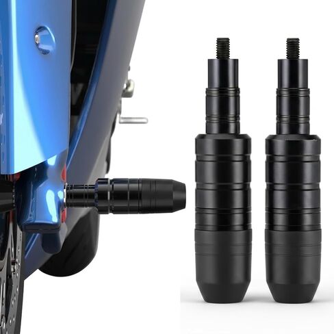 قطعتان من مزلقات إطار الدراجة النارية لـ Ducati Streetfighter 848 2012-2015، واقيات من الألومنيوم CNC، واقي إطار المحرك المضاد للسقوط، ملحقات حماية من الخدش، أسود in Kuwait