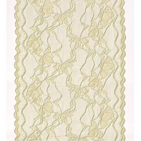 Sheer Lace Fabric, Soft and Stretchy Lace Ribbon Elastic Trim for Sewing DIY Making, Wedding Decorations, Lingerie Accessories (5 Yard) (Light Green), J8111