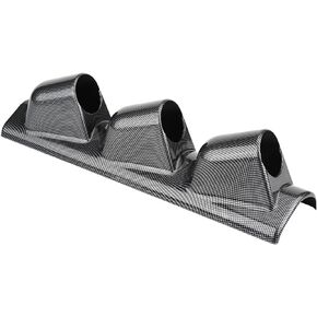 Gauge Pod,Gauge Mount Pod,Universal Carbon Fiber Heavy Duty Racing Sport Meter Gauge Pillar Mount Pod Holder Bracket (Dual Hole) (double hole)