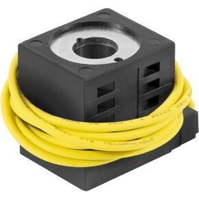 Replacement for Deltrol 10226-37 - Universal 10VDC, 25 Watt Solenoid Coil for Hydraulic Power Units, Compatible with Valve Stem Series 08, 80, 88, 98