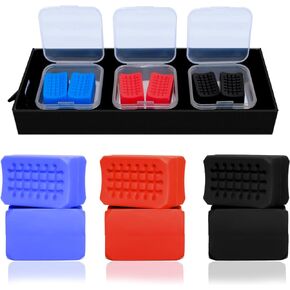 Jaw Exerciser - 3 Resistance Levels Silicone Jawline Shaper (6 PCS) - jawline Exerciser for Beginner Intermediate Advanced User