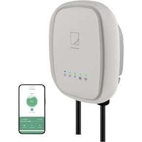 ATG e-Power Electric Vehicle (EV) Charger, 40 Amp, 9.6 kW to 240 VAC, Level 2 Wi-Fi (2.4 GHz) Connectivity, UL Listed, Energy Star, NEMA 14-50 Plug, IK10, Indoor/Outdoor, 18-Foot Cable, Black