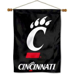 Cincinnati Bearcats Banner with Hanging Pole