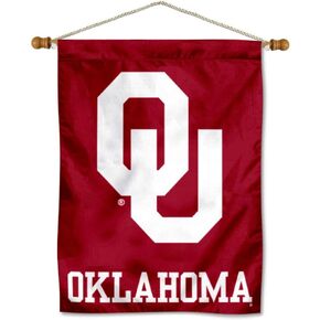 Oklahoma Sooners Banner with Hanging Pole