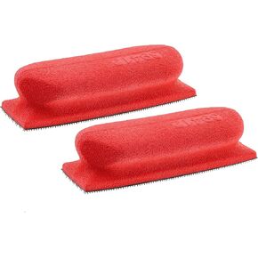 Dura-Gold Pro Series Rectangle 5" x 1-3/4" Hand Sanding Block Base Handle with Hook & Loop Backing, 2 Pack - Attach Pad to Contoured 5" Sanding Blocks Sandpaper - Sand Wood Woodworking Furniture Paint in Kuwait