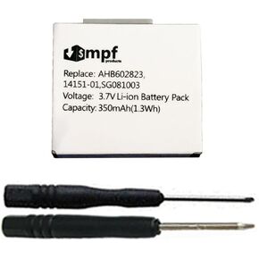 3.7V 350mAh 2901-249 14151-01 26-02180 Battery Replacement Compatible with GN Netcom 9120, 9125 and Jabra GN9125 Wireless Headsets with Installation Tools