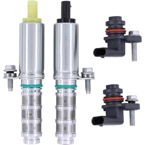 MOTOKU VVT Intake & Exhaust Camshaft Position Solenoid Timing actuator Control Valve and Sensor Kit for Chevy Malibu Impala Colorado Camaro Cadillac CTS CT6 ATS Buick Regal Envision GMC Canyon Acadia