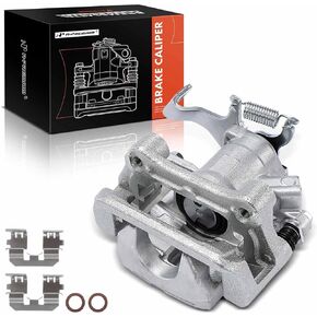 A-Premium Disc Brake Caliper Assembly with Bracket Compatible with Select Mazda Models - 3 2014-2018, 3 Sport 2014-2018 - Rear Right Passenger Side