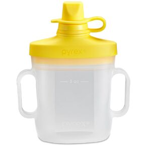 Pyrex Littles (6-PC) Silicone Baby Toddler Feeding Set, 5 OZ Pouches and Lids For Food & Beverage, Airtight Leak-Proof, BPA Free Non-Breakable Dishwasher Safe, Ages 6 Months +