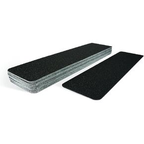 مرابط لاصقة عالية الجودة 60 حبيبة مضادة للانزلاق، داخلي/خارجي، رائعة للسلالم والأرصفة والقوارب والمنحدرات، أسود، 6 بوصة × 24 بوصة، 50 عبوة، SG3126BS in Kuwait