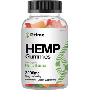 Prime Gummies - Prime Hemp Gummies (Single, 60 Count)