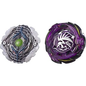 BEYBLADE Burst Turbo Slingshock Dual Pack Morrigna M4 & Tornado-X Yegdrion Y4-2 Right-Spin Battling Tops, Age 8+