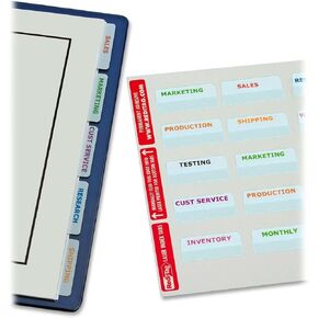 RediTag Printable Laser Index Tabs, 2w x 7/8h, White, 80/Pack (33171)