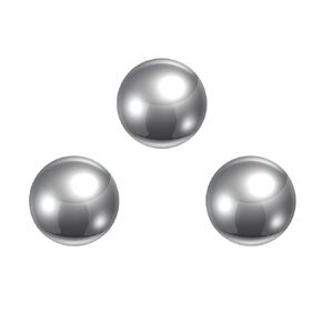 uxcell 3pcs 1/2" 420 Stainless Steel Bearing Balls G100 Precision