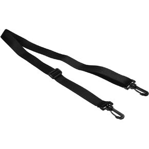 PATIKIL 59" Shoulder Strap, 0.98" Width Nylon Adjustable Replacement Strap with Plastic Swivel Hooks for Camera Laptop Case Bag Briefcase, Black