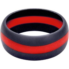 Rothco Thin Red Line Silicone Ring, 11