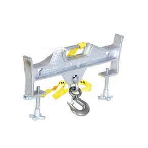 Vestil D-FORK-4-RL Steel Double Rigid Hoist Optioning Hook 2 in x 23-3/16 in x 13-1/32 in 4000 Lb. Capacity Silver