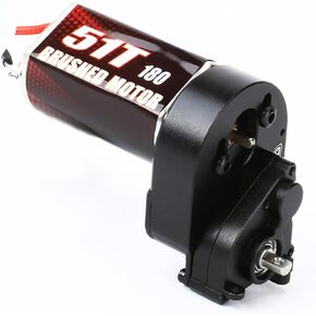 RCAWD 260% More Power 180 Motor 51T SCX24 Transmission Gearbox Set for Axial 1/24 SCX24 AX24 Series Upgrades Part Red