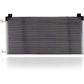 A/C Condenser - Pacific Best Inc. Compatible/Replacement for 3026 00-13 GMC Suburban Yukon XL Denali Tahoe Escalade, 99-07 Silverado/Sierra With Rear A/C