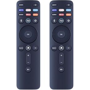 [2 Packs] Universal Vizio Remote XRT260 Replaced IR Fit for All VIZIO Smart TV Smartcast 4K P-Series V-Series D-Series M-Series XRT136 XRT140 with Hbomax,Netflix,PrimeVideo,Plutotv,iHeartRadio,Crackle
