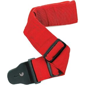 D'Addario Accessories D'Addario Padded Guitar Strap - Guitar Accessories - Electric Guitar Strap, Acoustic Guitar Strap, Acoustic Electric Guitar Strap & Bass Guitar Strap - Woven - Red - 3" Wide