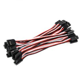 20pcs 3.93inch 10cm 100mm Servo Extension Lead Wire Cable Male to Male KK MK MWC 26awg Servo Wire