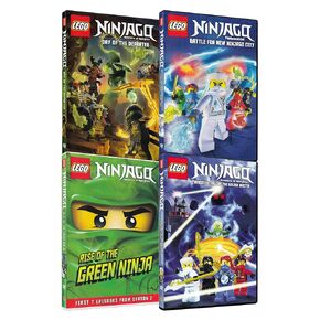 Ultimate LEGO Ninjago DVD Collection: Day of the Departed / Battle for New Ninjago City / Rise of the Green Ninja / Rebooted: Fall of the Golden Master