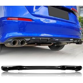 Side Skirts Extension Compatible with 2022-2024 Honda Civic 11th Gen Sedan Side Skirts, Gloss Black Painted
