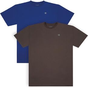 Champion Mens Big and Tall 2 Pack Active Performance Moisture Wicking Gym Shirt