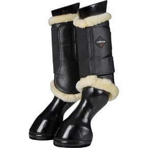 LeMieux Fleece Lined Brushing Horse Boots - Protective Gear and Training Equipment - Equine Boots, Wraps & Accessories