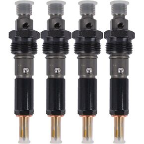 4pcs Fuel Injector J919331, Fits for Case-IH Skid Steer 1840 1845C Backhoe 580 Super