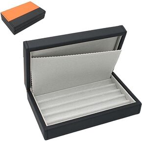 3/12 Leather Pen Case Pack Handmade Drawer Style Detachable Magnetic Pen Case (12 BROWN)…
