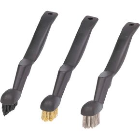 Carrand 92004 Grip Tech Deluxe Detail Brush Black 8 In