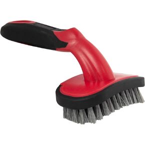 Barrett-Jackson Wheel and Tire Bristle Brush with Soft Grip Handle