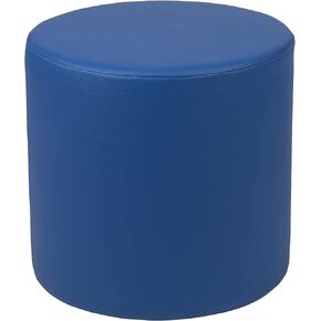 Flash Furniture Nicholas Soft Seating Flexible Circle for Classrooms and Common Spaces - 18" Seat Height (Blue)