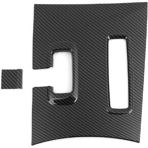 Linskip Gear Shift Panel Trim Compatible with Chrysler 300 & Dodge Charger 2004 2005 2006 2007 2008 2009 2010, Charger Gear Shift Cover, Charger Interior Accessories(Carbon Fiber Pattern) in Kuwait