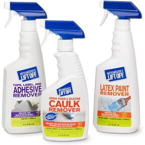 Lift Off 99614 DIY Make-Over Kit Includes Latex Paint Remover, Silicone Latex Caulk and Foam Sealant Remover, and Tape, Label, and Adhesive Remover Perfect for DIY Projects