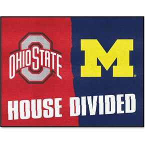 Fanmats NCAA Unisex-Adult House Divided Mat
