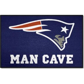 FANMATS 14333 سجادة New England Patriots Man Cave Starter Mat - 19 بوصة. × 30 بوصة. | سجادة ديكور المنزل لمحبي الرياضة وبساط خلفي in Saudi Arabia