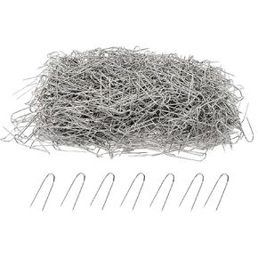Rosenthal Collection U-Pins, U Shape Jewelry Display Chain Pad Showcase (Pack of 1000, Silver)