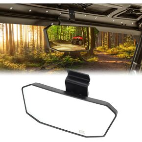 KEMIMOTO 10.5’’ Width Rear View Mirrors, Compatible with 2017-2024 Can-Am Defender H8/9/10, 2015-2024 Polaris Ranger 570 900 1000 XP Midsize, 360° Tool-free Adjustment, Great Stability, Accessories