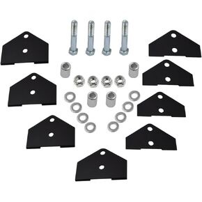 Dasen Suspension Lift Kits - Front Rear 2 inch Full Lifter Rise Mount Brackets Compatible with UTV/ATV 2008-2014 Polaris RZR 800 EFI