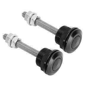 Quick Release, 2Pcs Universal Hood Pin Bonnet Lock Quick Release Push Button Bumper Clip for Car Modified Accessory (22mm)