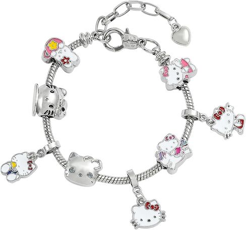UOU Only Beth Cute Cuff Bangle Bracelets for Women Girls,Cartoon Adjustable Zinc Alloy Bangle for Wife Girlfriend Jewelry Gifts Gift Wrap(Red) in Saudi Arabia